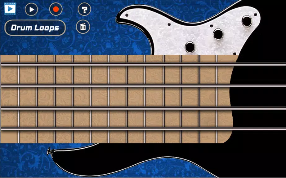 Electric Bass Guitar Tangkapan skrin 0
