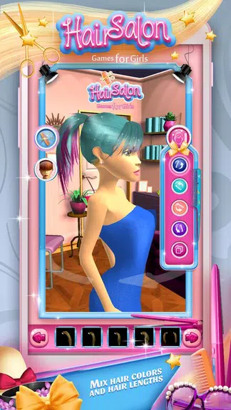 Hair Salon Games for Girls Zrzut ekranu 3