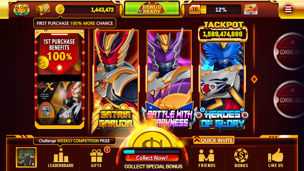 BIMA-X THE SLOTS Screenshot 0