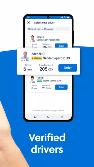Liftago: Travel safely ဖန်သားပြင်ဓာတ်ပုံ 1