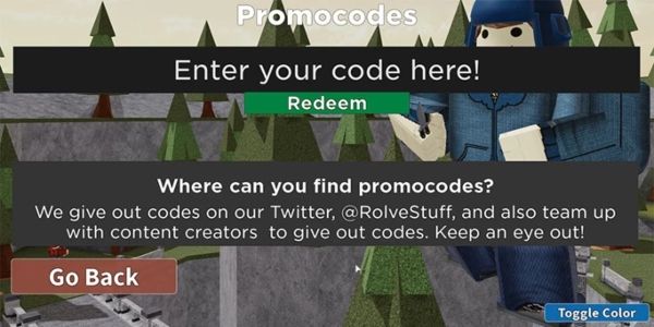 Redeeming Codes Image