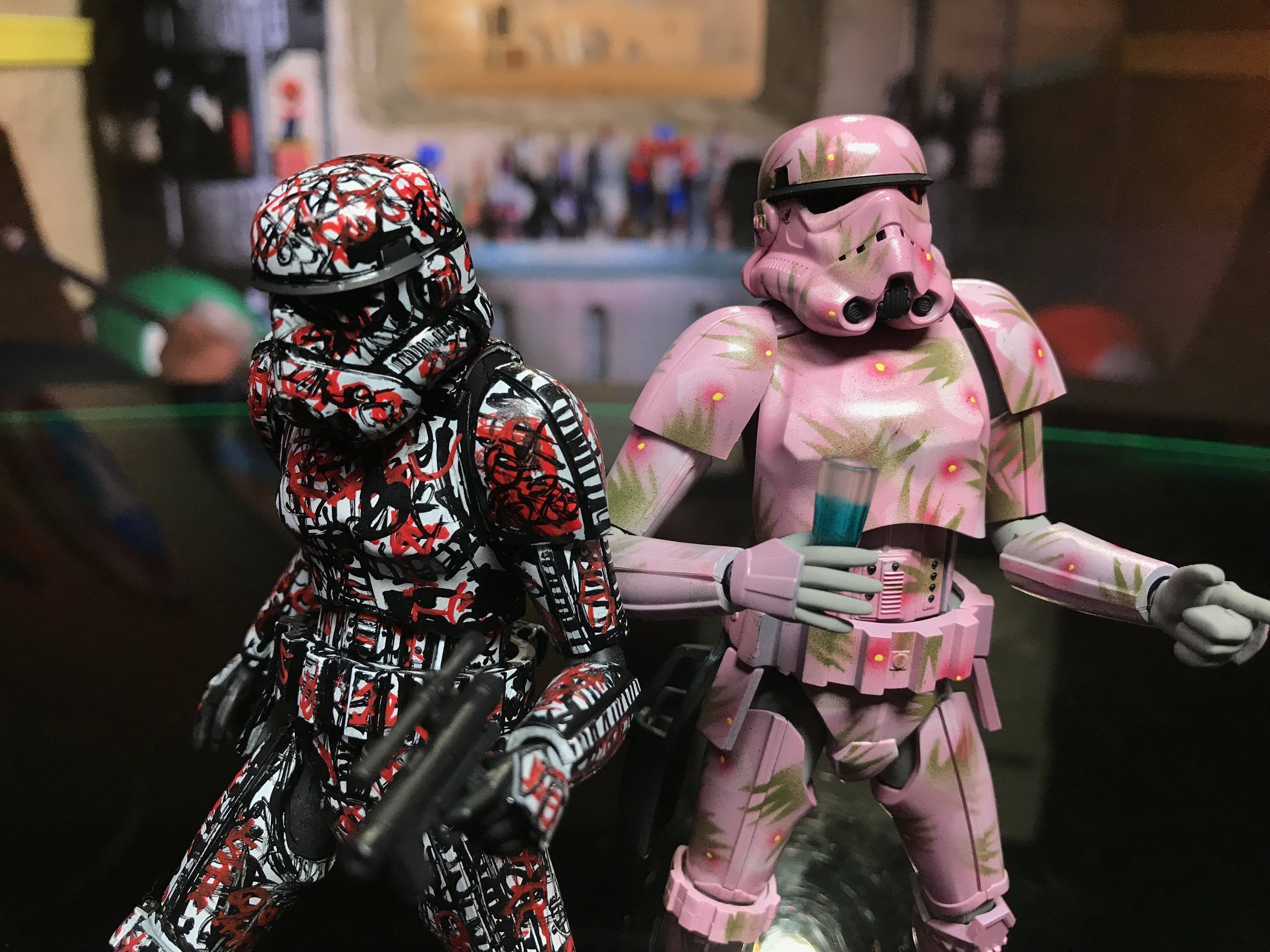 Kits de modelo de bandai stormtrooper