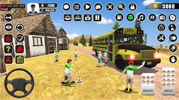 Offroad School Bus Driver Game ภาพหน้าจอ 3