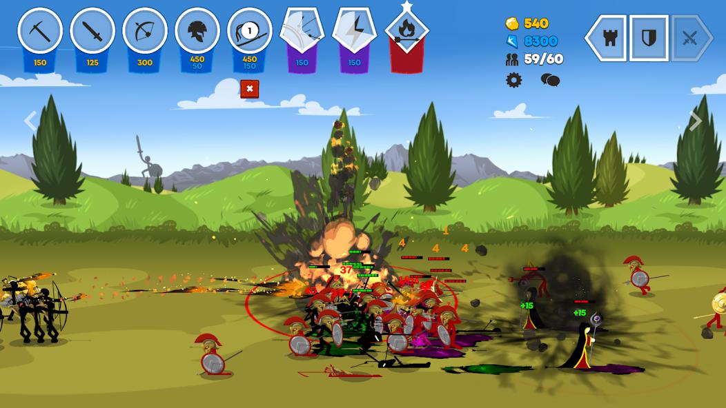 Stick War 3 Mod ภาพหน้าจอ 0