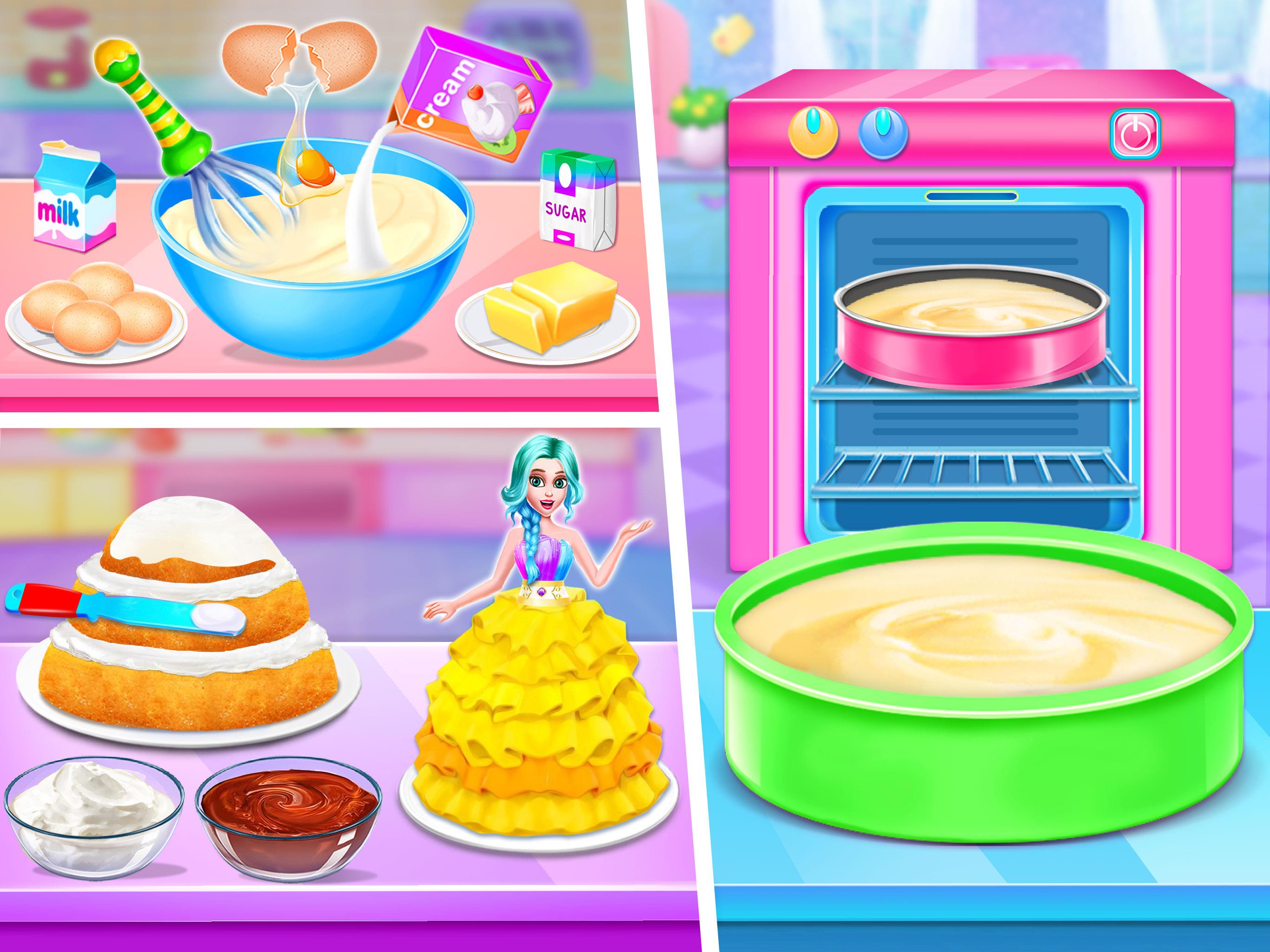 Doll House Cake Maker Game应用截图第1张