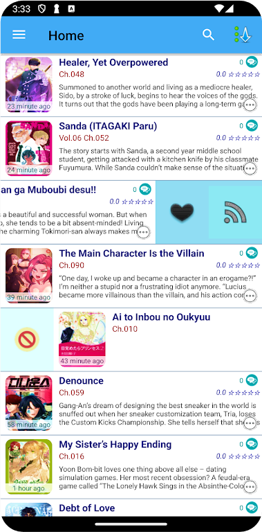 Manga World - Online Reader Скриншот 2