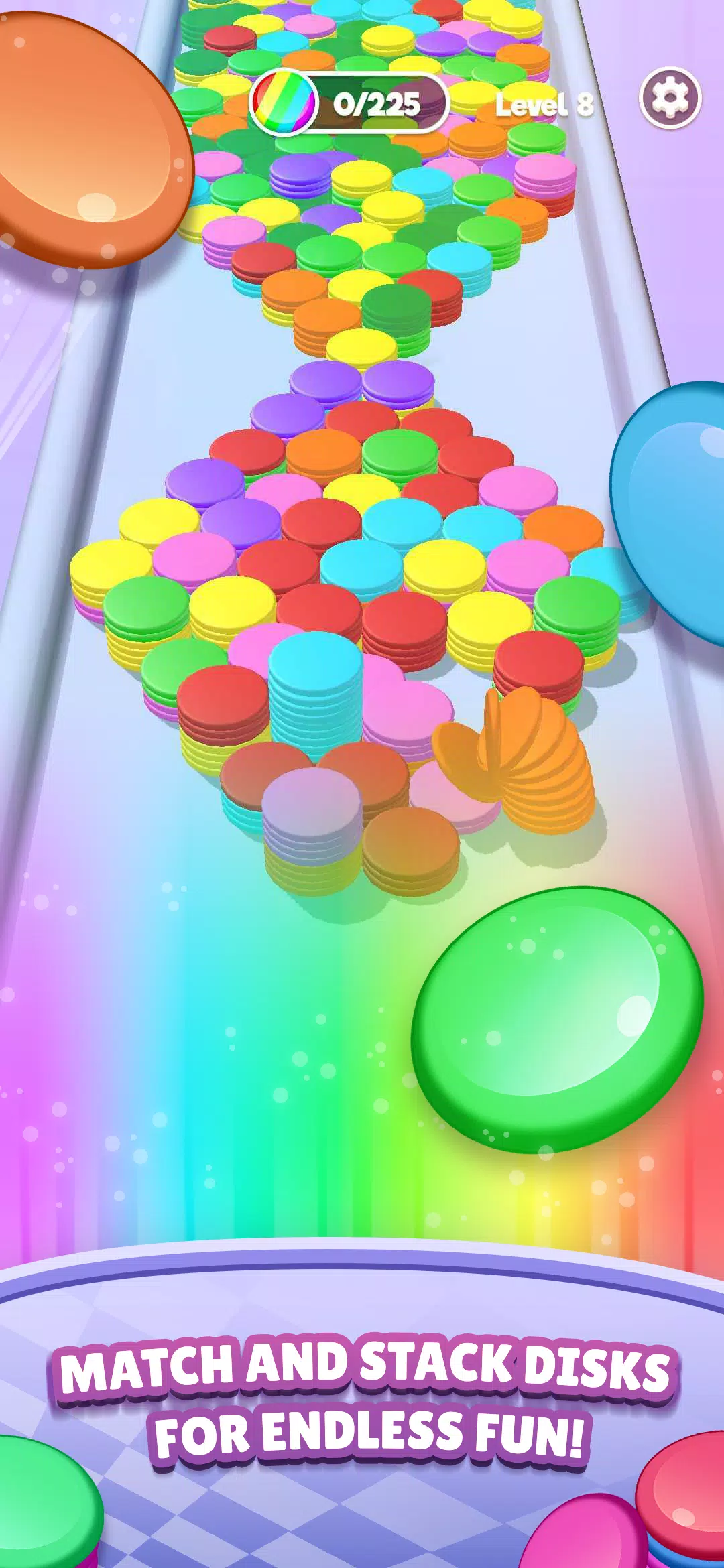 Stack Blast - Disk Shooter スクリーンショット 0