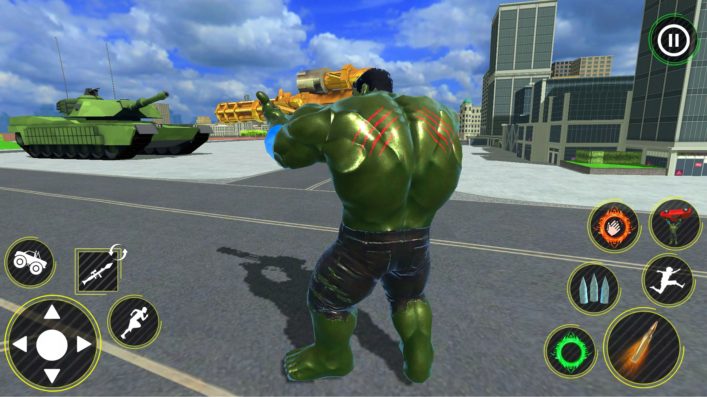Incredible Monster Hero 3D War Скриншот 2