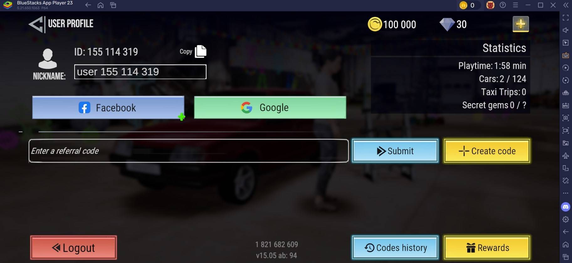 MadOut 2: Grand Auto Racing – Redeem Code Input