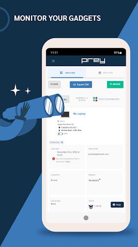 Prey: Find My Phone & Security ဖန်သားပြင်ဓာတ်ပုံ 2