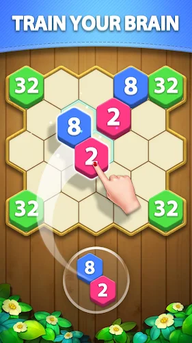 Hexa Block Puzzle - Merge! ဖန်သားပြင်ဓာတ်ပုံ 0