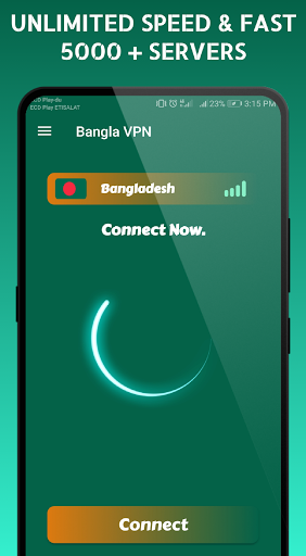 Bangladesh VPN - Proxy VPN Tangkapan skrin 2