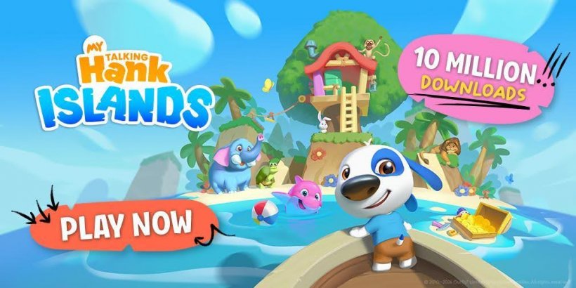 My Talking Hank: Islands staat bovenaan de app store-hitlijsten met meer dan 10 miljoen downloads in slechts één week