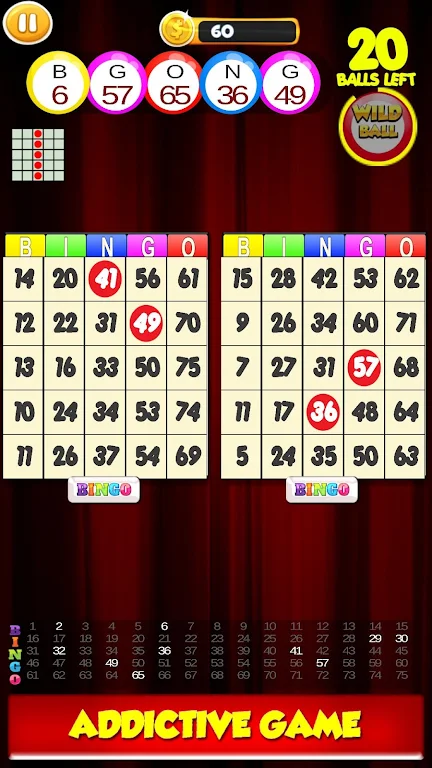 New Bingo Cards Game Free Скриншот 2