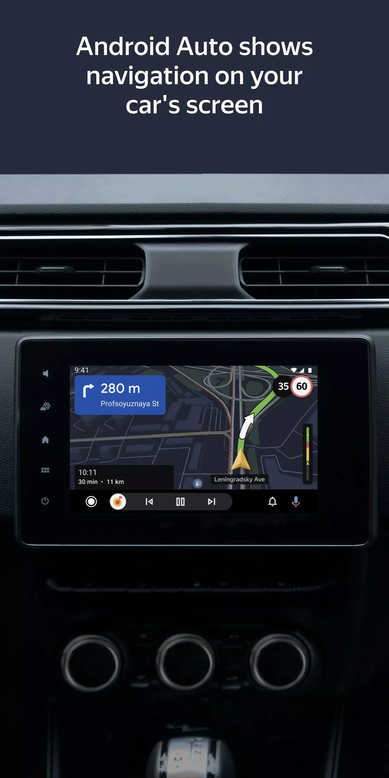 Yandex Navigator Tangkapan skrin 0