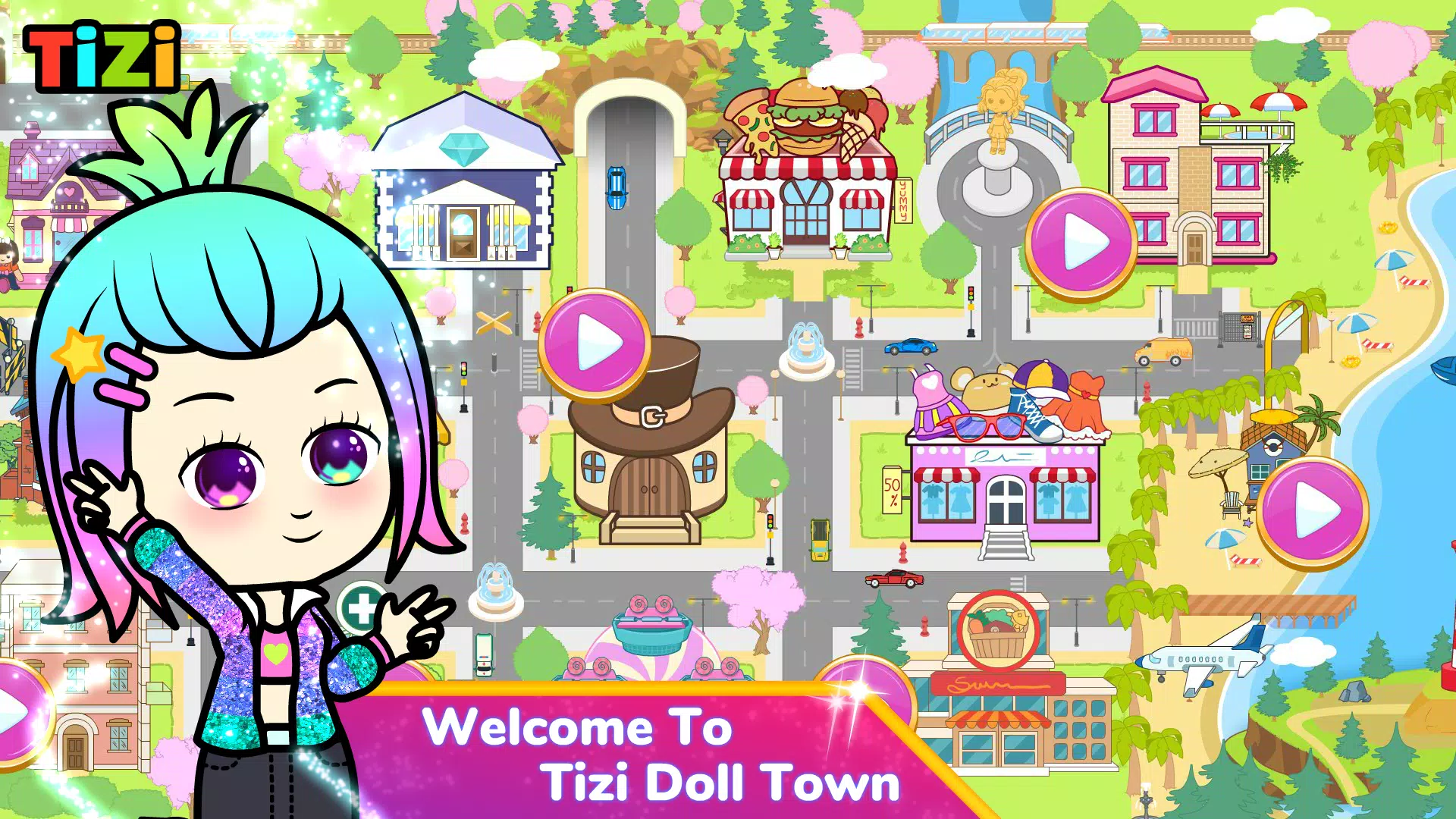 Tizi Town: Doll Dress Up Games Screenshot 0