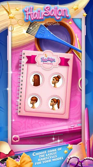 Hair Salon Games for Girls Zrzut ekranu 2