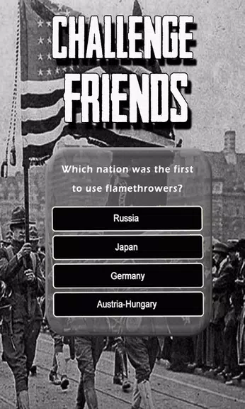 WW1 History Knowledge Quiz 스크린샷 1