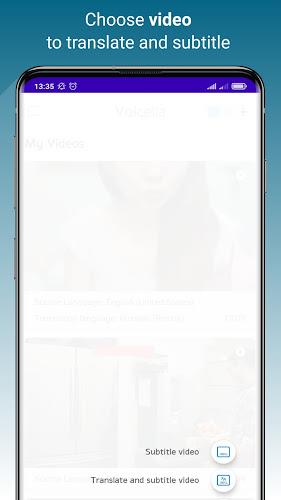 Voicella -video auto subtitles ภาพหน้าจอ 1