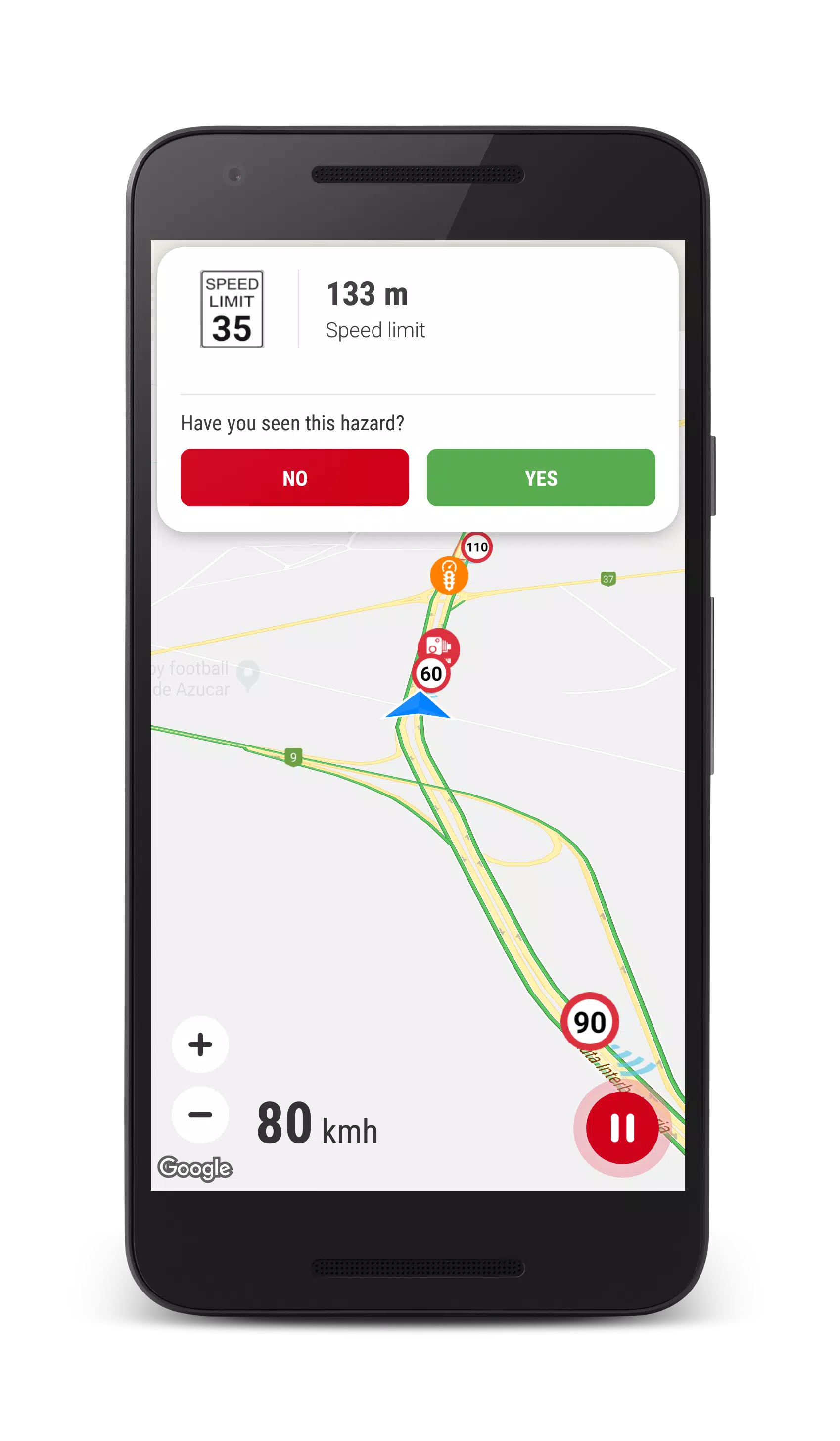 Speed Camera Detector ဖန်သားပြင်ဓာတ်ပုံ 1