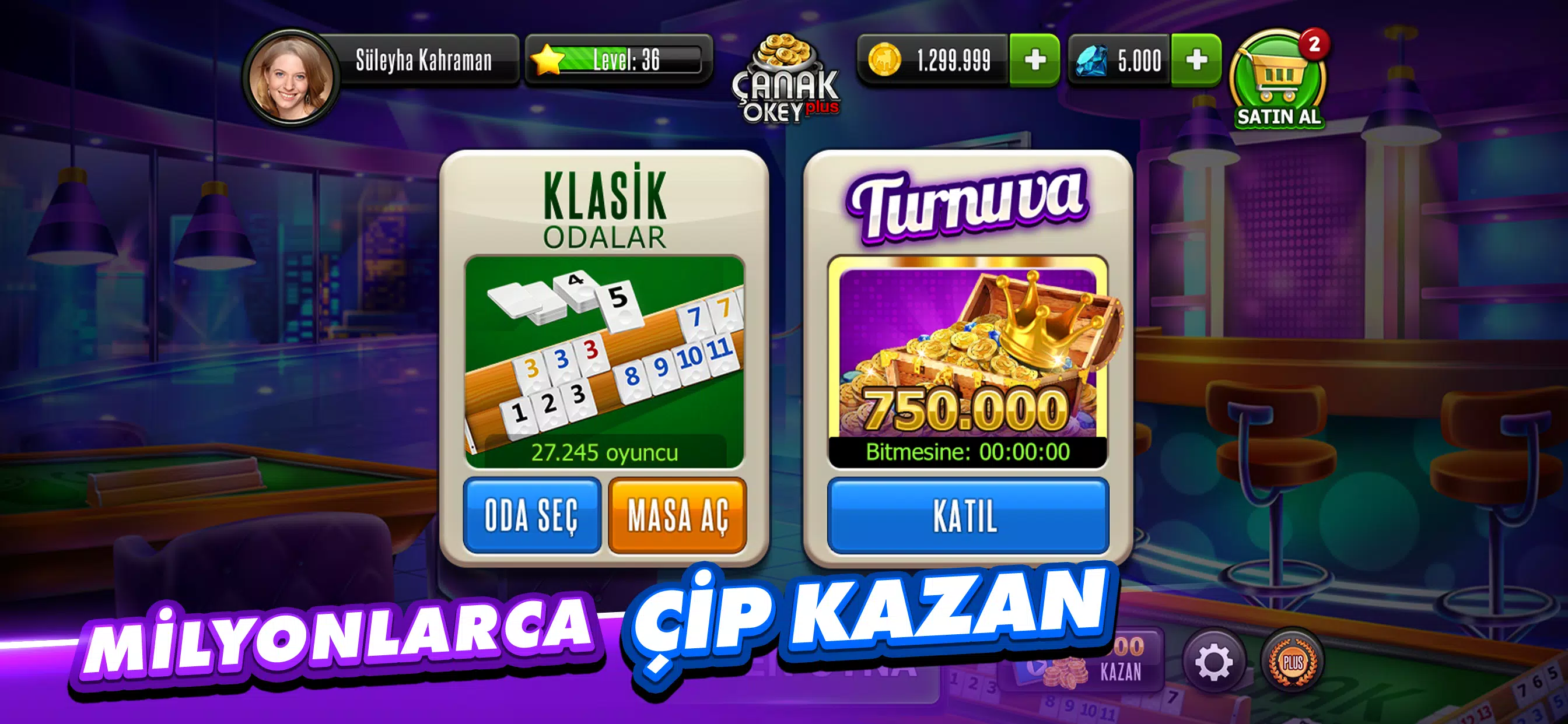 Çanak Okey Plus Captura de pantalla 2