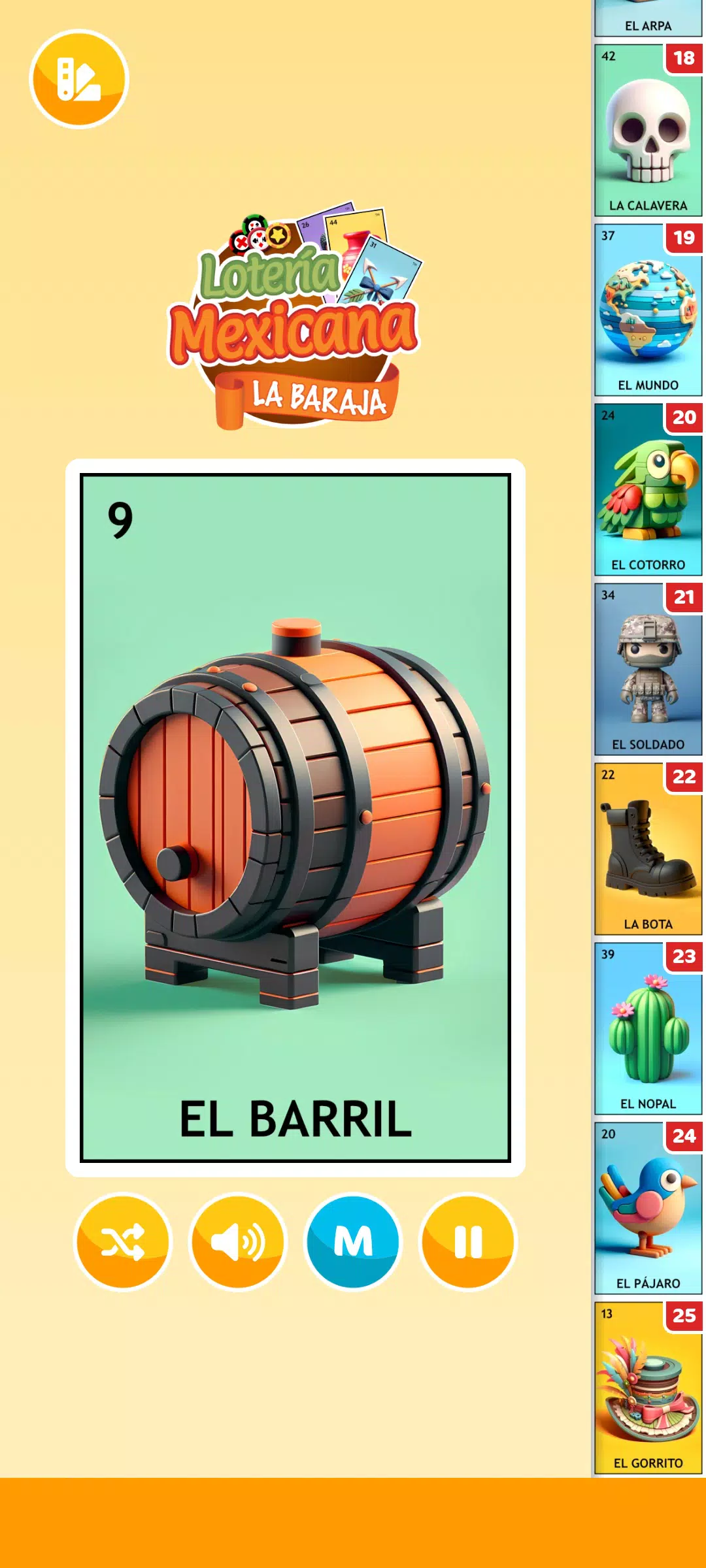 Lotería Mexicana - La Baraja 스크린샷 1