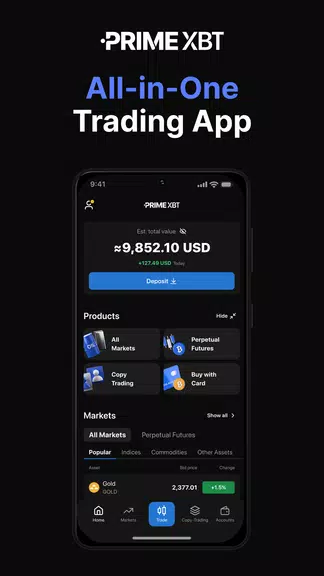 Schermata PrimeXBT Trading & Investing 0