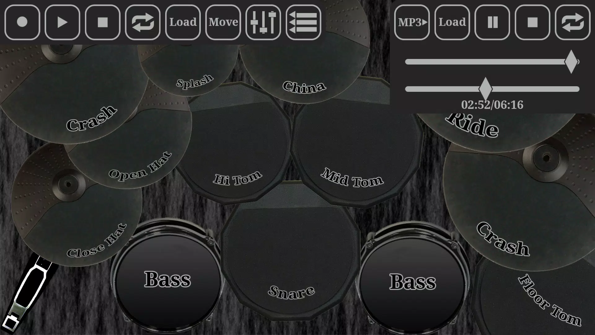 Schermata Drum kit 3