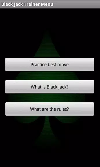 Black Jack Trainer Schermafbeelding 3