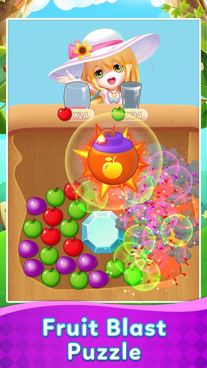 Fruit Blast Puzzle ဖန်သားပြင်ဓာတ်ပုံ 0