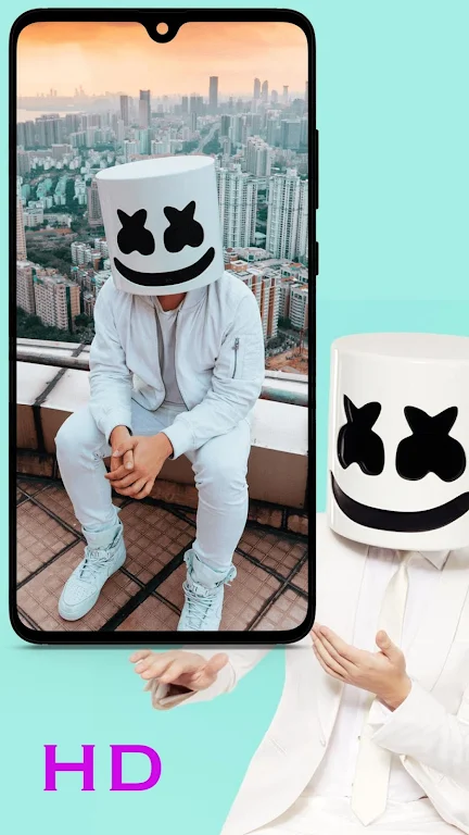 Marshmello Wallpaper Ekran Görüntüsü 2