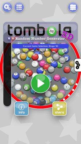 Tombola 3D - Number Generator Screenshot 0