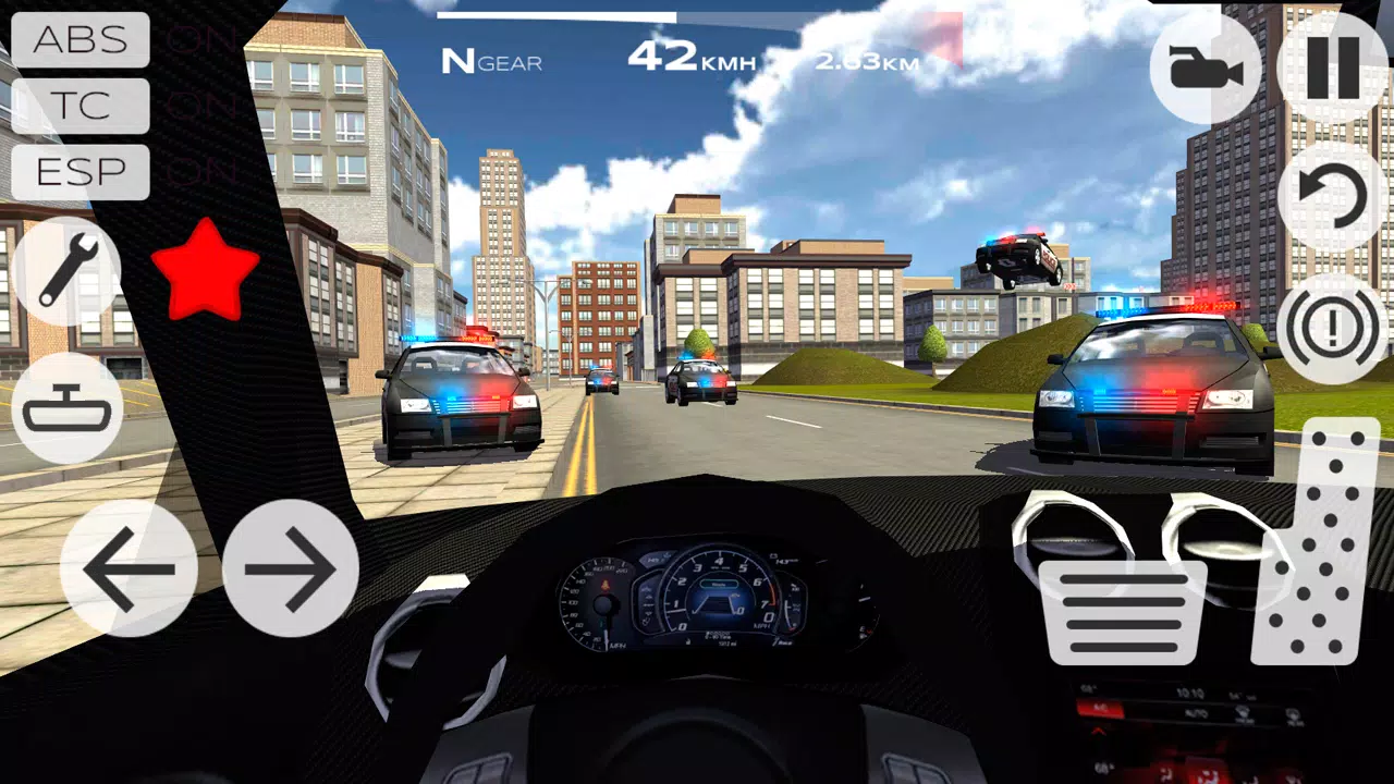 Extreme Car Driving Racing 3D Capture d'écran 1