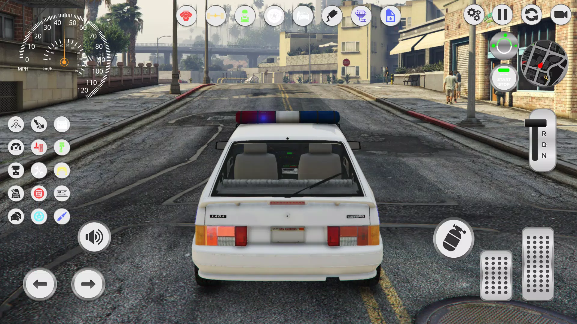 Lada 2114 Police Pursuit ภาพหน้าจอ 2