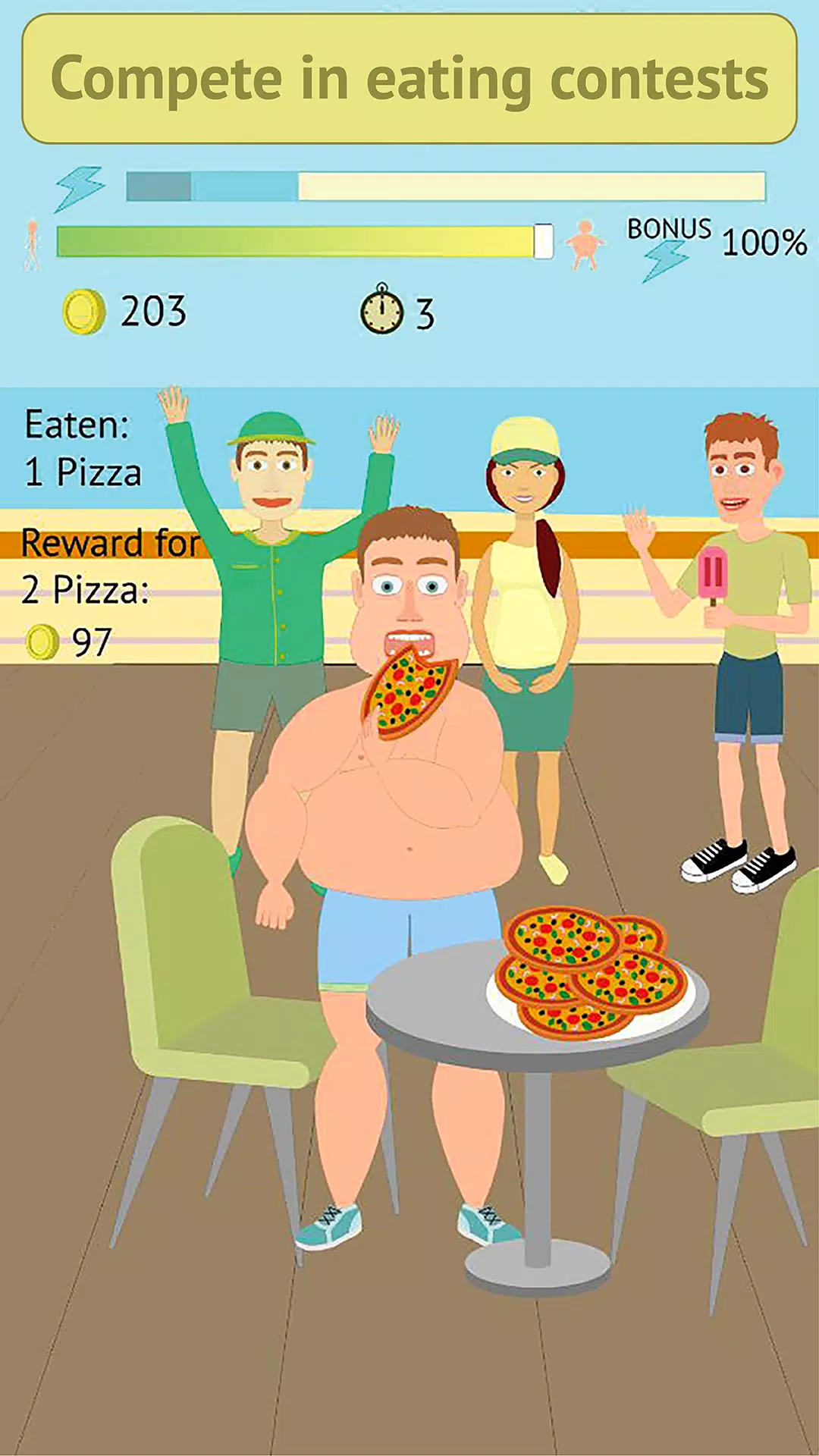 Eat and Run Clicker Capture d'écran 2