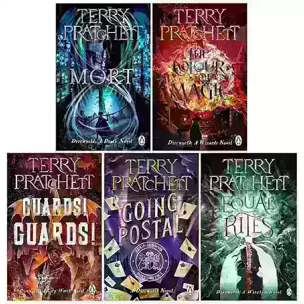 5本书收藏Terry Pratchett Discworld小说