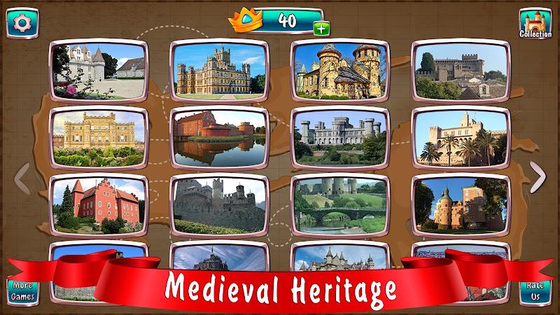 Big puzzles: Castles Screenshot 2