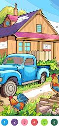 Country Farm Coloring Book应用截图第2张