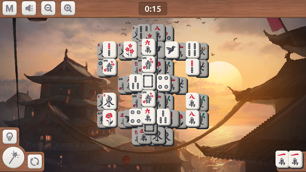 Mahjong Sakura - Oriental Mahjong Скриншот 3