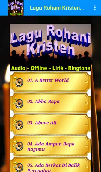 Lagu Rohani Kristen Offline Captura de pantalla 1