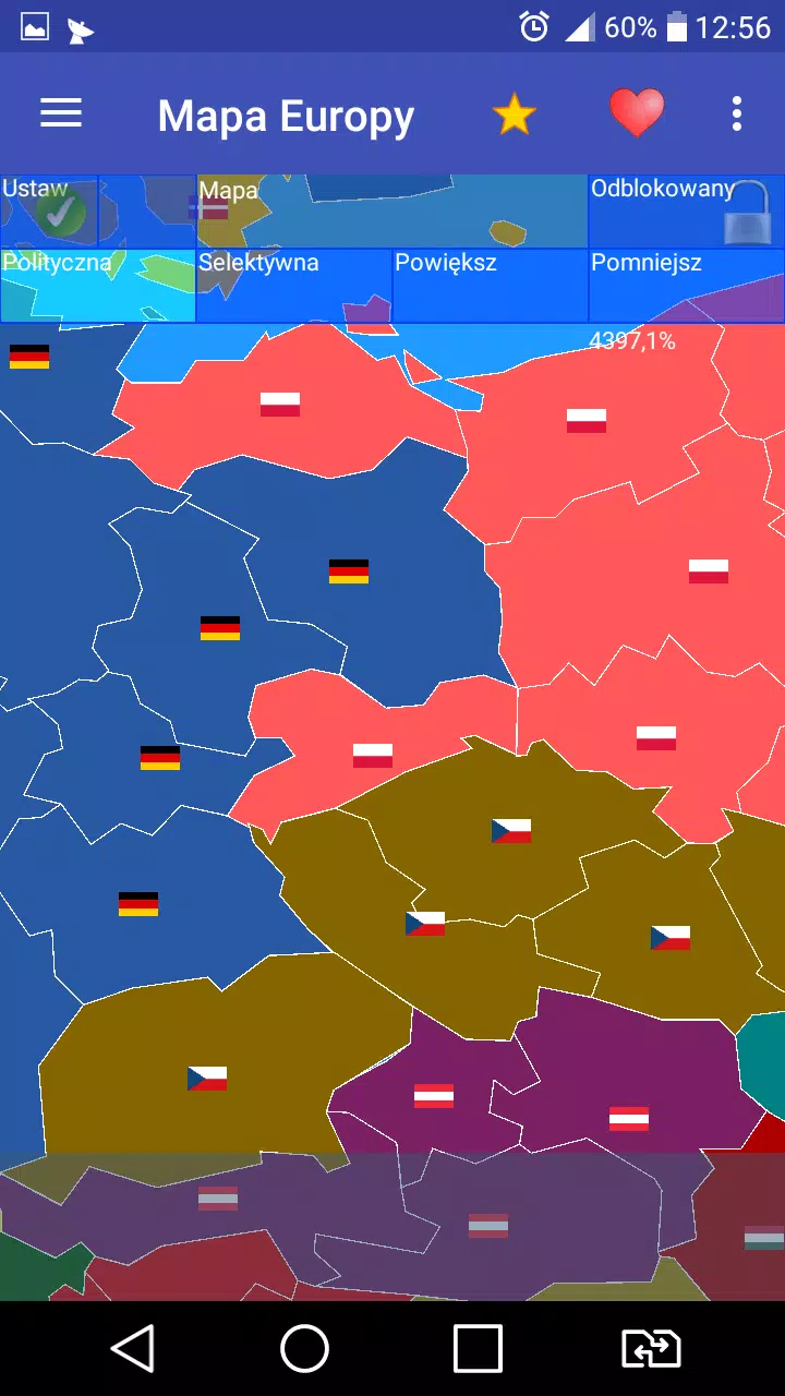 Europe map स्क्रीनशॉट 3