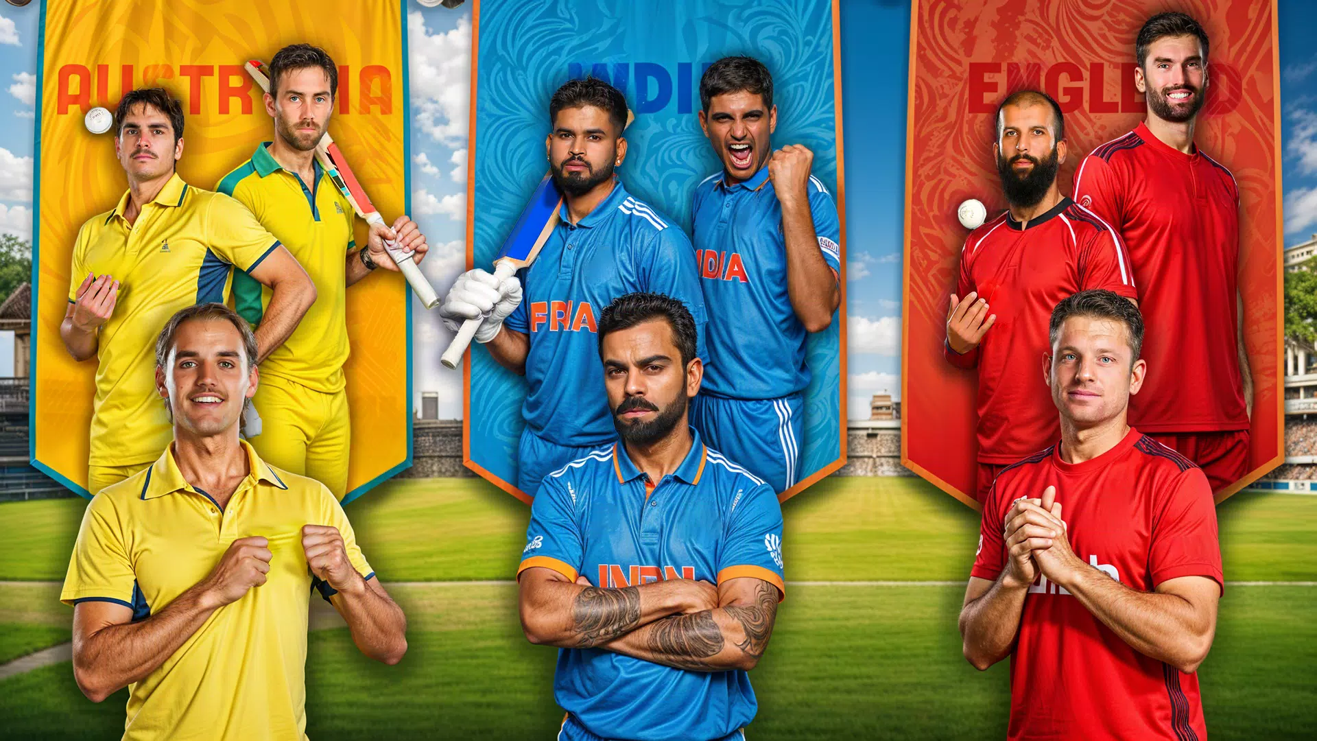 Cricket Champions Real 3D Game ဖန်သားပြင်ဓာတ်ပုံ 1