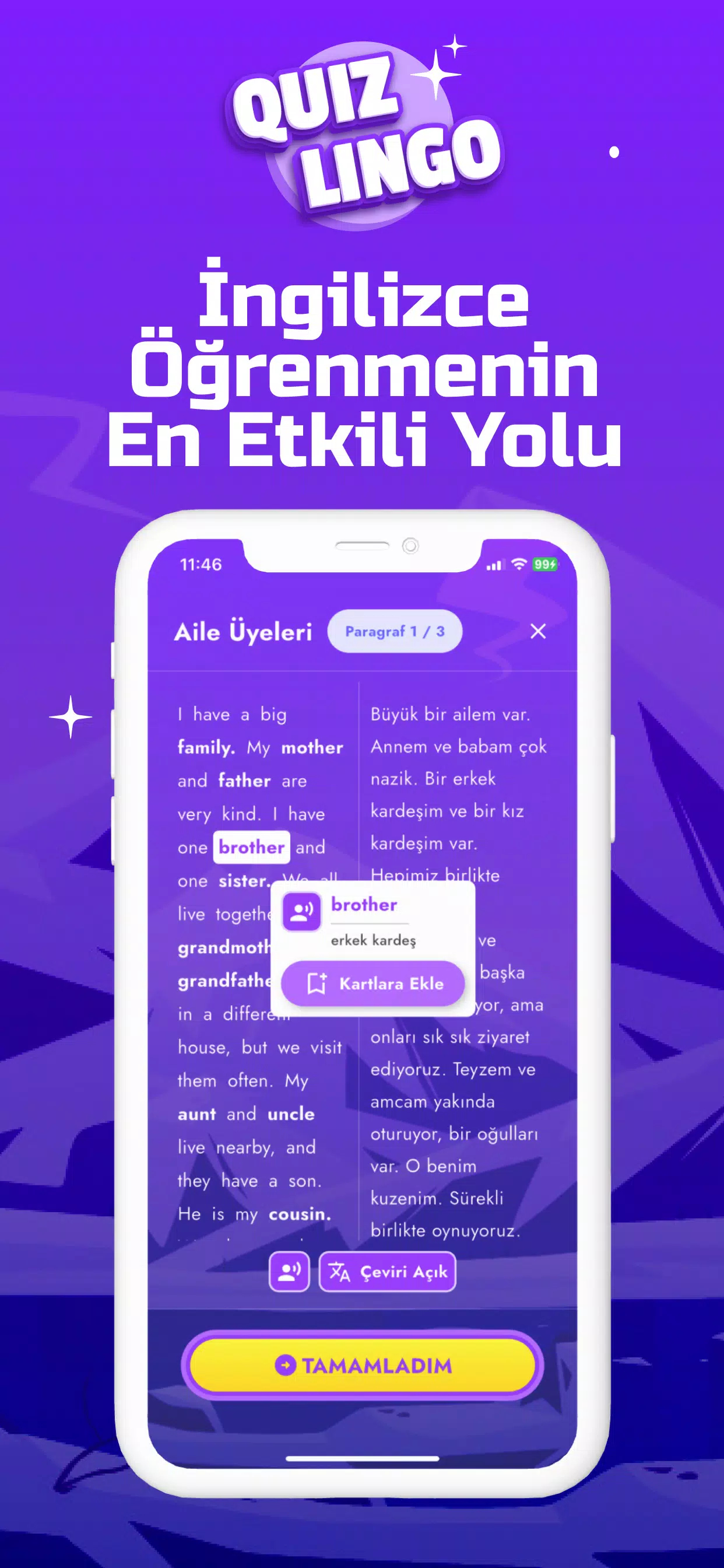 Quizlingo - İngilizce Öğren Ekran Görüntüsü 0