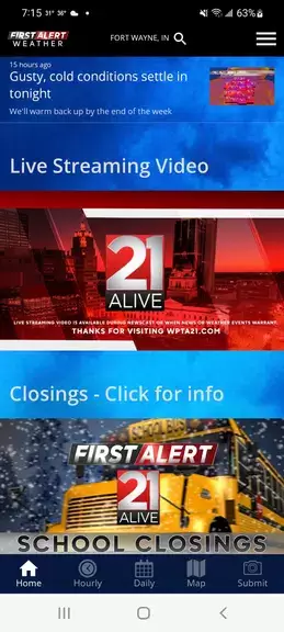 Schermata 21Alive First Alert Weather 2