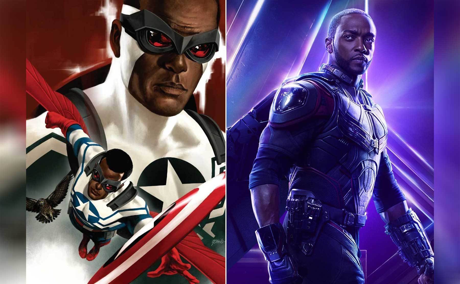 Comic Book History of Sam Wilson as Captain America