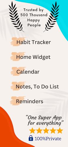 Habit Tracker Planner HabitYou ဖန်သားပြင်ဓာတ်ပုံ 0