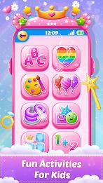 Princess Baby Phone Kids Game Ekran Görüntüsü 0