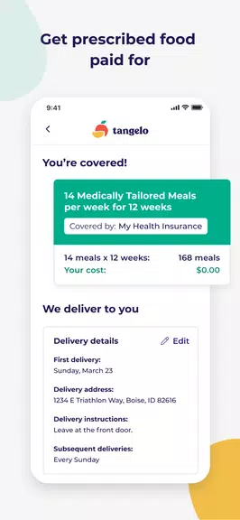 Tangelo - Get Food Prescribed! Скриншот 3