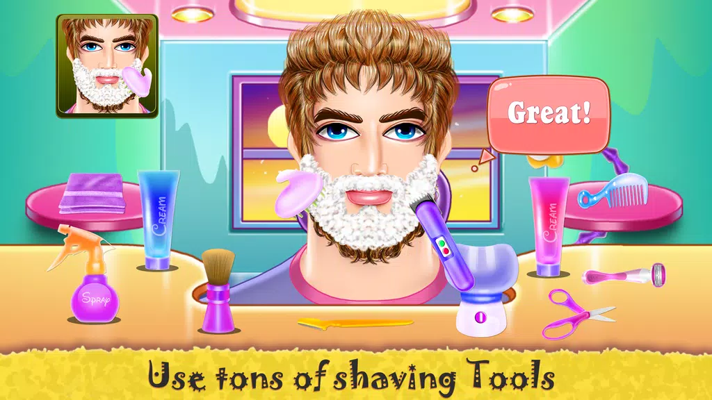 Daddy Fashion Beard Salon Captura de tela 3