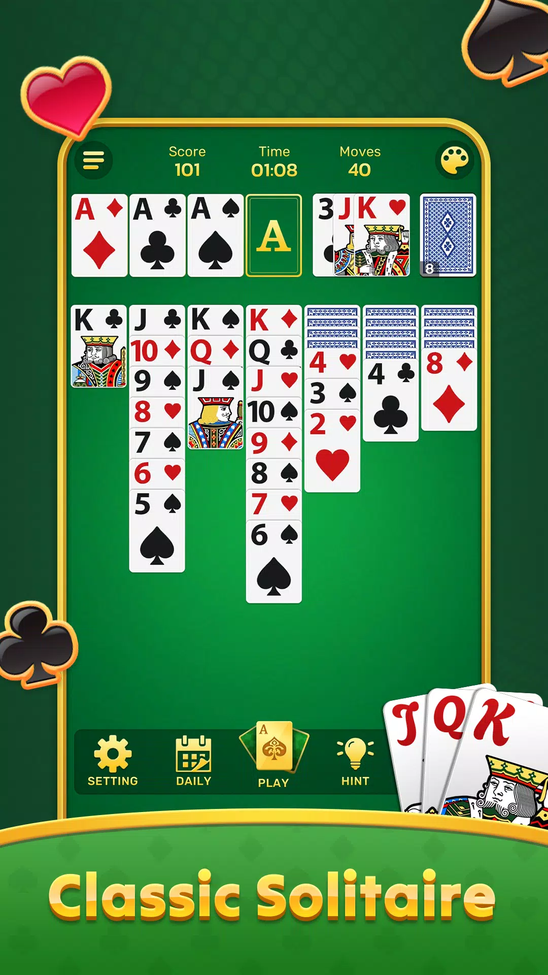 Classic Solitaire : Card Games Ekran Görüntüsü 0